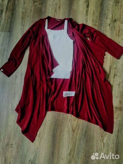 Кардиган Styess, маечка Dior, р-р 116