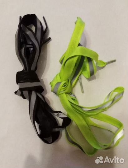 Шнурки д/ обуви светоотраж, 2 пары, длина110 см