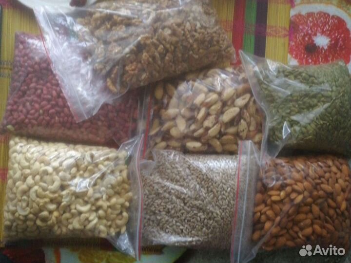 Семя льна, тыквы, кедра