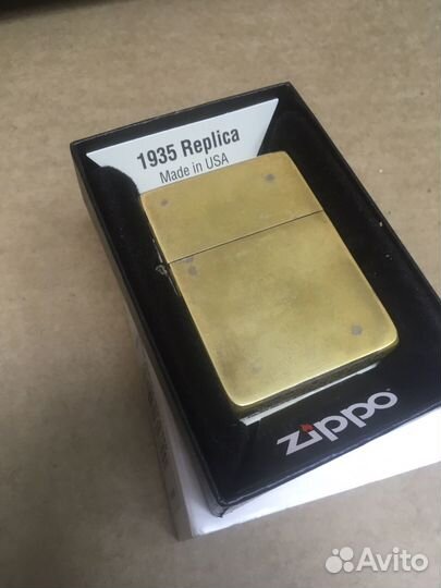 Зажигалка бензиновая zippo 1935 replica оригинал