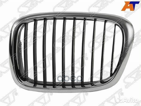 Решетка BMW E39 00-03 LH черная С хромом