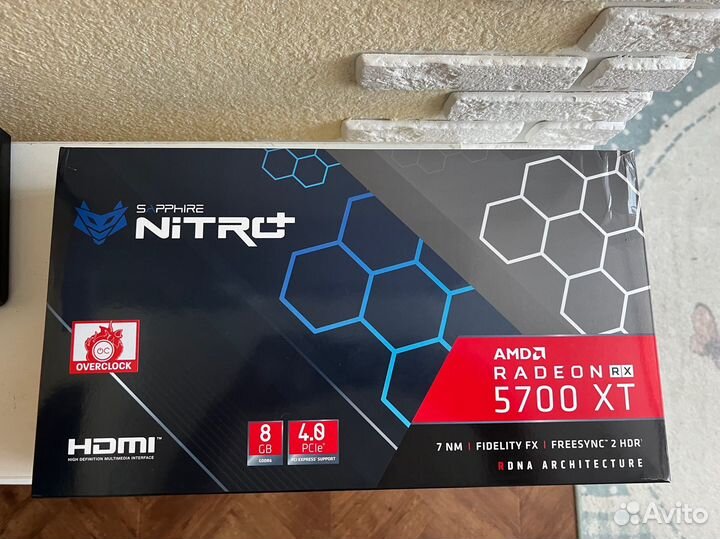 Видеокарта rx 5700 xt sapphire nitro