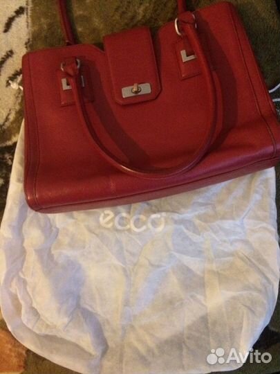 Сумка женская натуральная кожа Ecco б/у