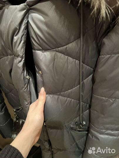 Пуховик женский длинный