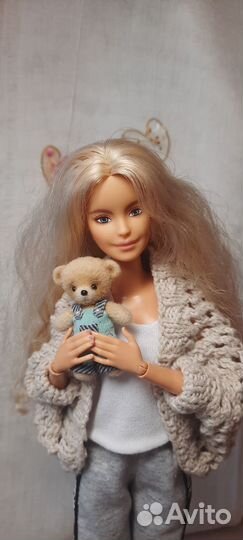 Кукольная миниатюра. Мишка для Барби