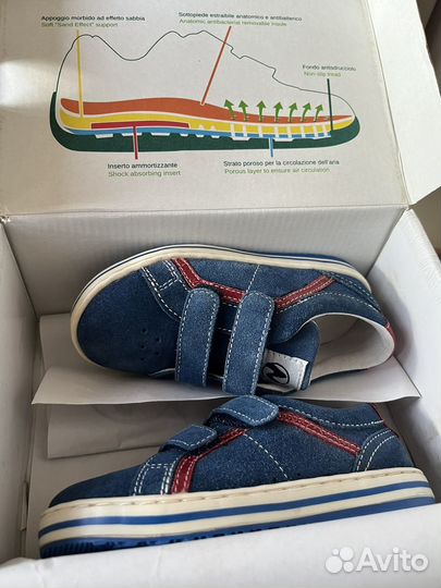 Кеды детские 25 размер новые Naturino