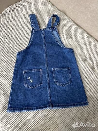 Джинсовый комбинезон для девочки