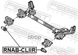 Сайлентблок балки моста зад прав лев Febest