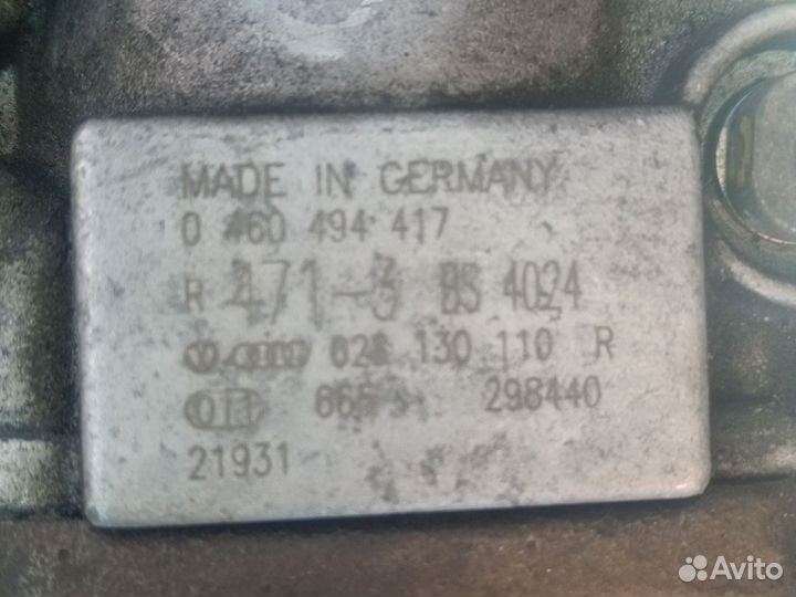 Тнвд Фольксваген Транспортер Т4 ABL