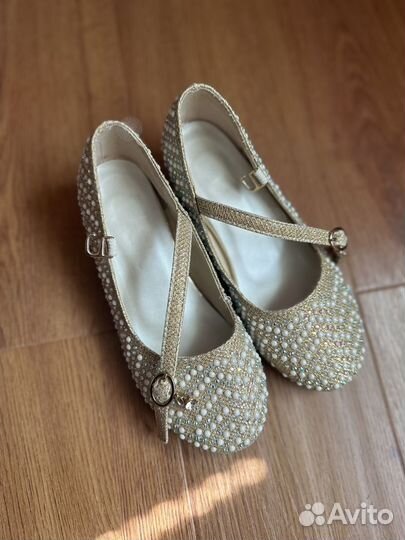 Туфли нарядные, для девочки, 33 размер