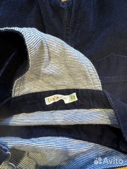 Вельветовый комбинезон baby go 92