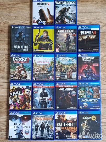Игры на ps4 б/у