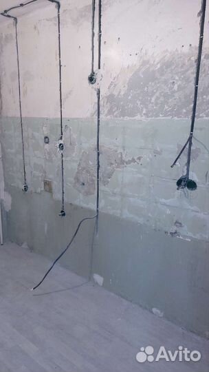 Штробление стен без пыли,подрозетники,эл. монтаж