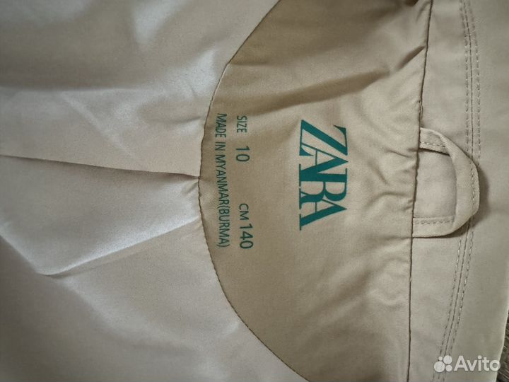 Тренч плащ для девочки Zara 140р