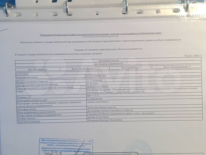 Участок 8 сот. (ИЖС)