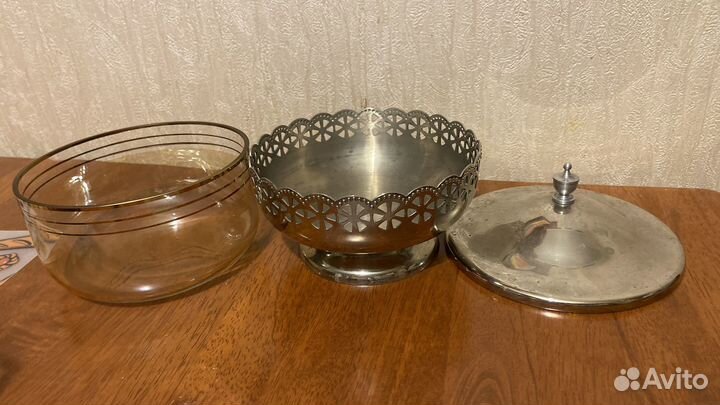 Конфетница сахарница винтаж СССР