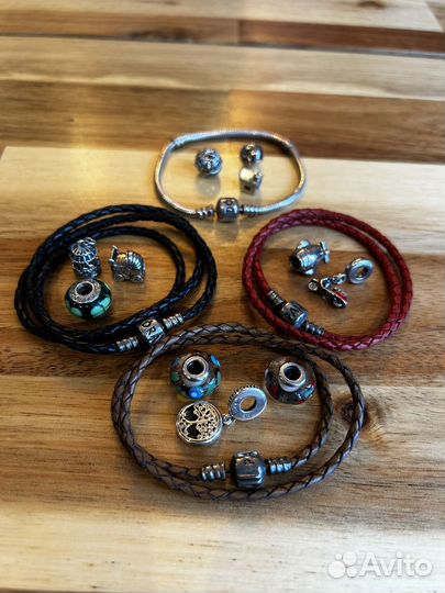 Браслет и шармы Pandora