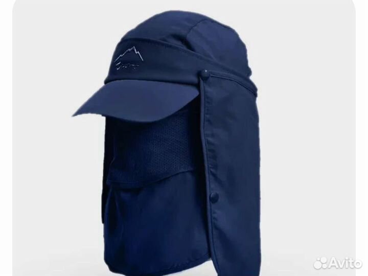 Кепка для рыбалки с защитой шеи мужская летняя