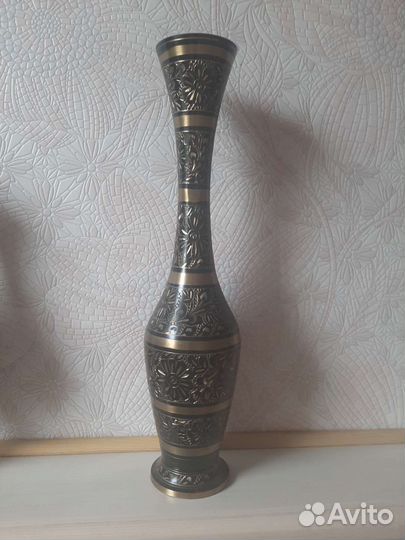 Ваза для интерьера латунь