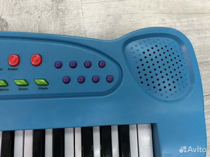 Детский синтезатор с микрофоном