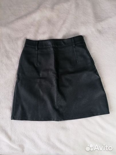 Юбка кожаная xs