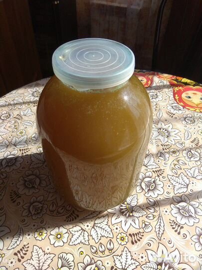 Мёд свежий разнотравье качка 2023 г