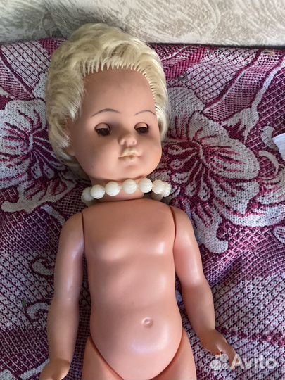 Кукла гдр времен СССР в туфельках