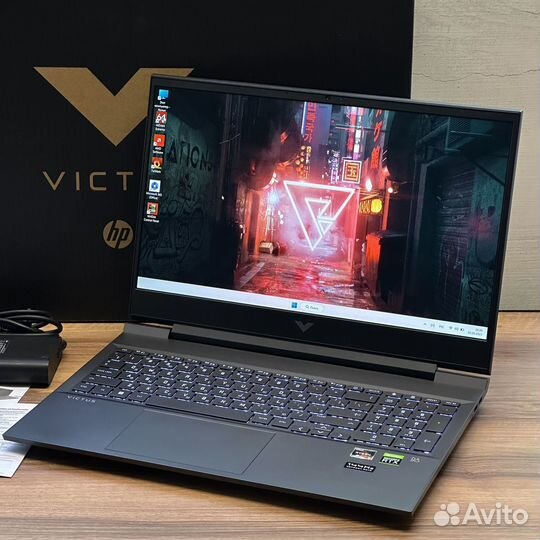 HP Victus 16.1 144Гц Ryzen 5/RTX 3050Ti/16GB/SSD