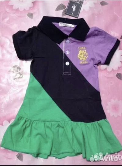 Платье хлопок р.5 лет новое