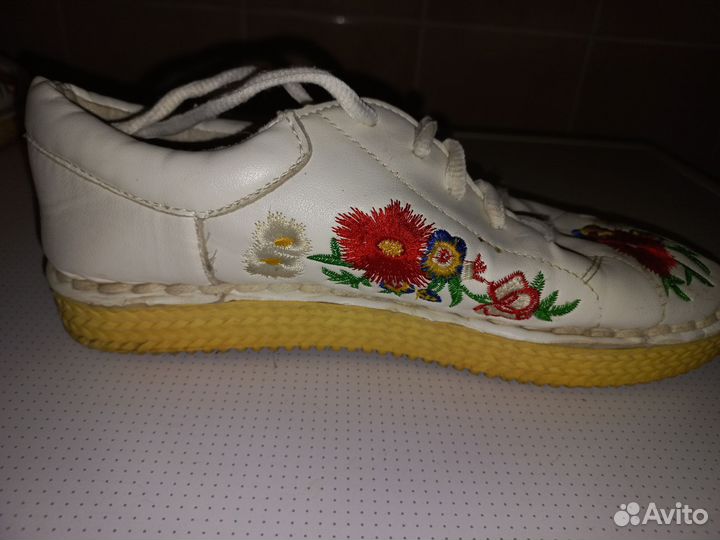 Кеды женские натуральная кожа