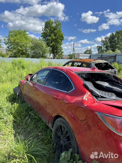 Mazda 6 2.0 AT, 2007, битый, 197 158 км