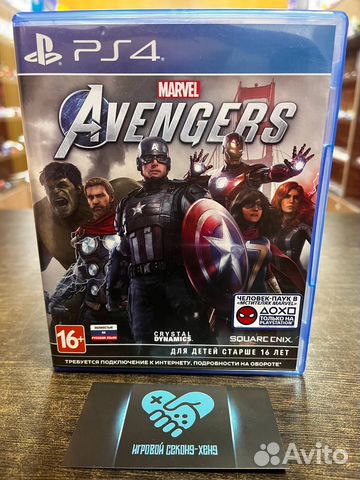 Marvel Мстители Avengers Лицензия Playstation 4 PS