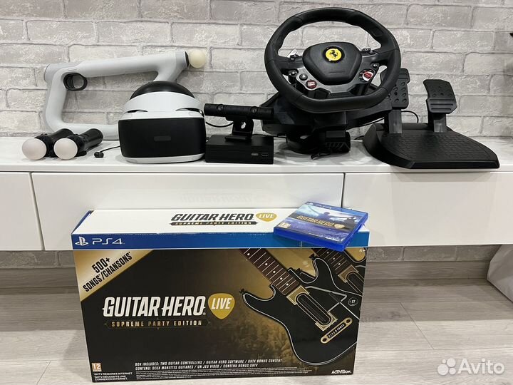 Sony playstation 4 vr шлем + aim controller