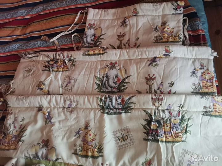 Бортики в детскую кроватку 120*60