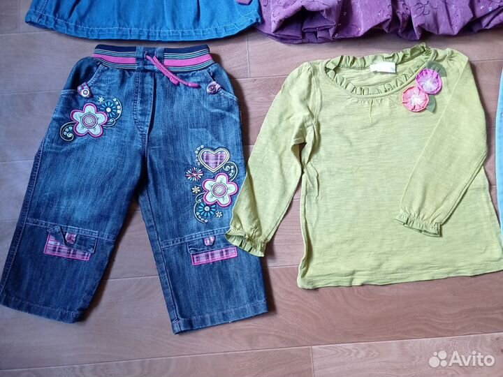 Пакет одежды на девочку 98 104