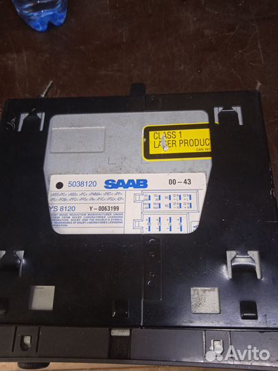 Штатная магнитола c AUX saab 9-5