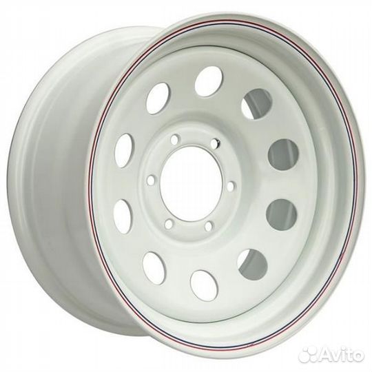 Off-Road-Wheels White : 8x16 5*139.7 Et:-25 Dia:110.1 W