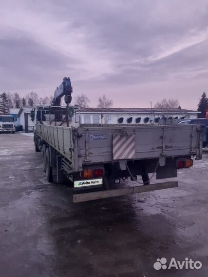 Бортовой грузовик Daewoo Novus с КМУ DongYang, 2012