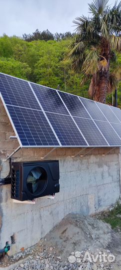 Тепловой насос для бассейна инверторный