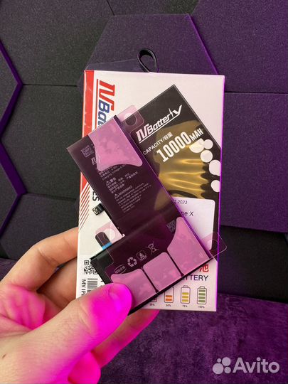 Аккумулятор iPhone X Musttby