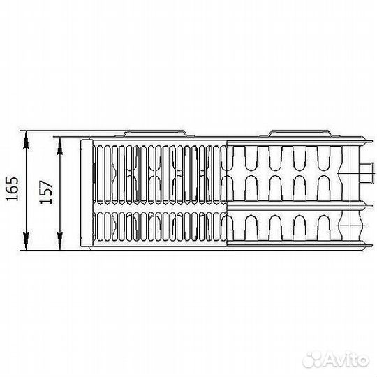 Радиатор стальной панельный axis 33 300 x 900 Clas