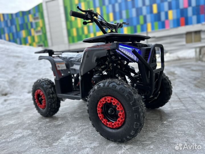 Детский квадроцикл Grizlik Midi ES BW красный