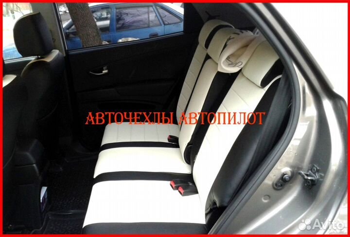 Чехлы Автопилот Ssangyong Actyon из экокожи +01
