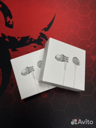 Наушники Xiaomi Mi In-Ear Headphones Basic серебро