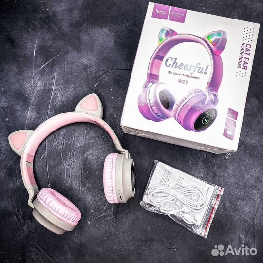 Наушники Bluetooth накладные Hoco W27 Серый