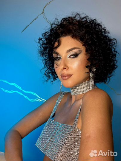 Образ в 4 руки Локоны Причёски Вечерние/Свадебные