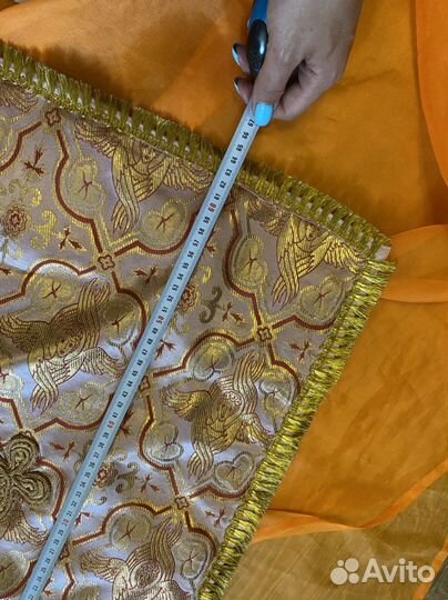 Комплект церковного шитья покровцы и воздух