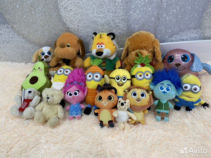 Мягкие игрушки новые и бу