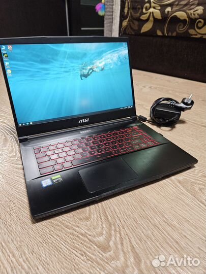 Ноутбук MSI gf63 i5 9300H GTX 1050ti