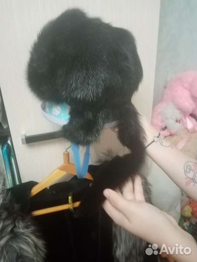 Шапка норковая женская